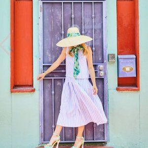 Smocked Waist MIDI Skirt